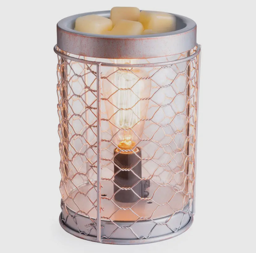 Chicken Wire-Vintage Bulb Illumination Wax Warmer