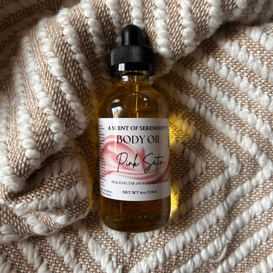 Pink Satin Body Oil