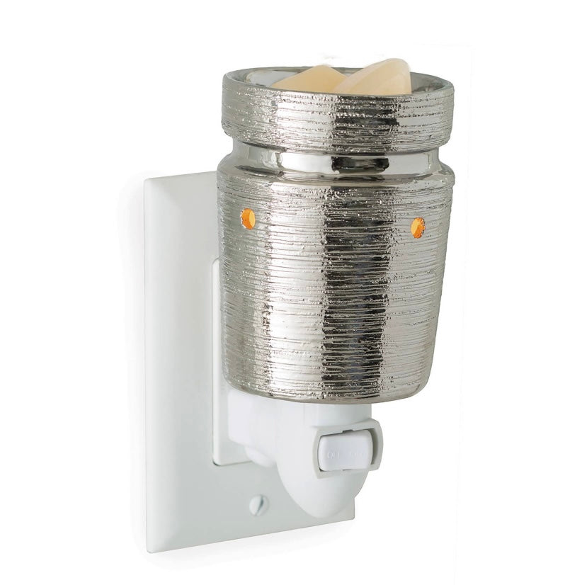 Brushed Chrome-Plugin Wax Melt Warmer