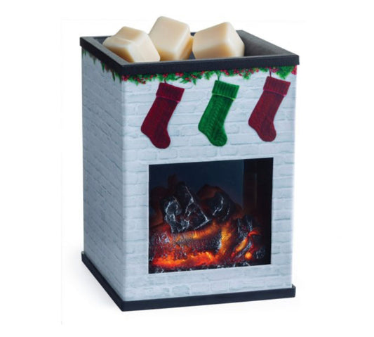 Fireplace-Illumination Fragrance Holiday Warmer