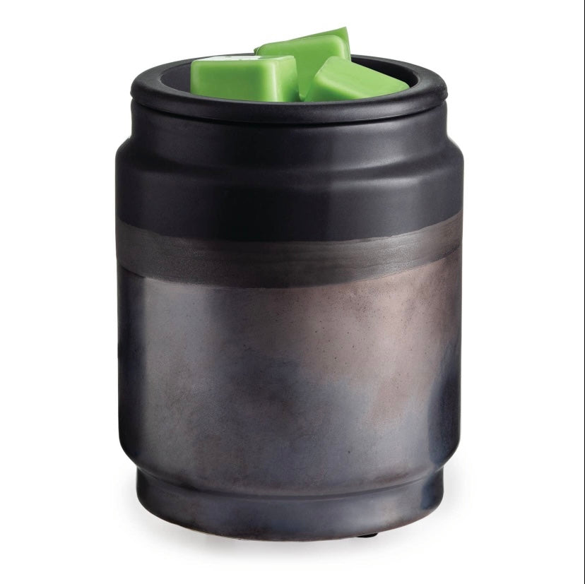 Black Dipped-Flip Dish Wax Melt Warmer